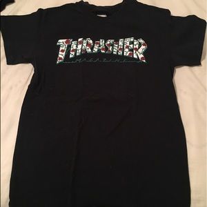 Black thrasher tee